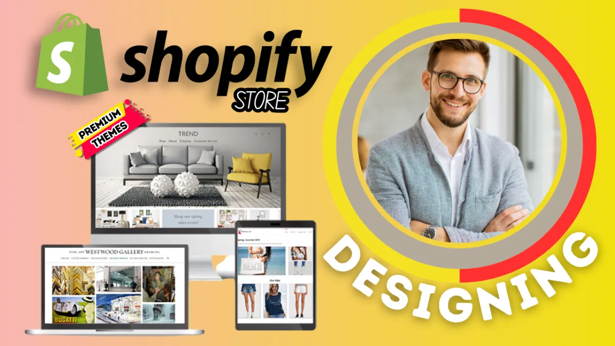 Designe and redesign Shopify store 