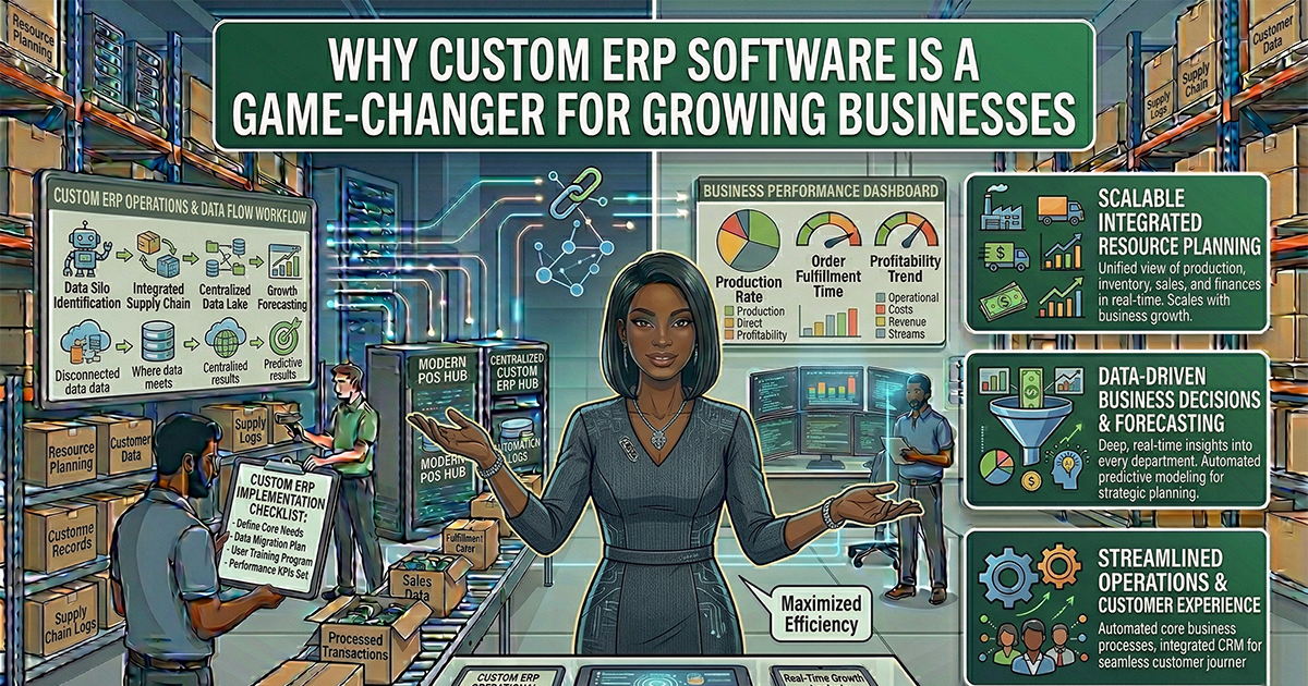 Why Custom ERP Software Is a Game-Changer for Growing Businesses