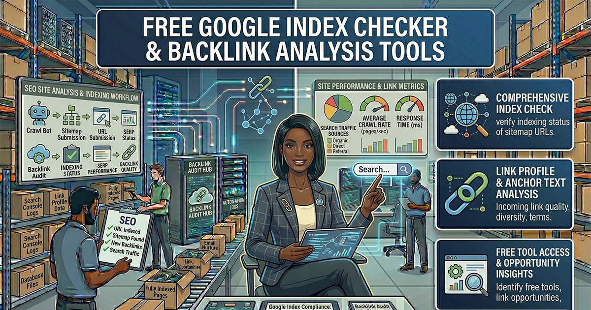 Free Google Index Checker & Backlink Analysis Tools