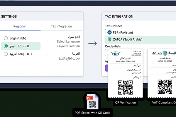 Multi-Language & Tax Integration